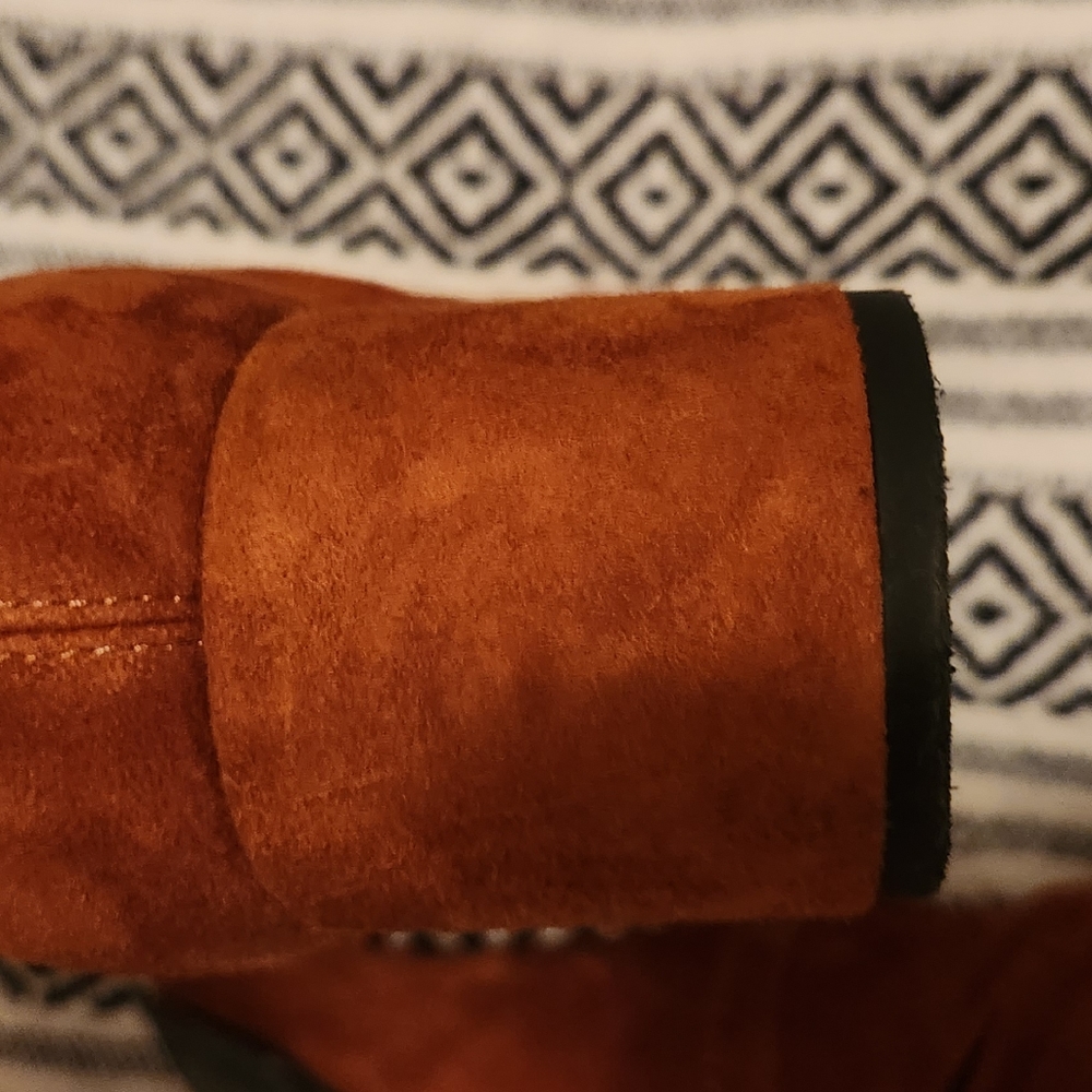 Maguire Suede Ankle Booties in rust Brown - Picture 8 of 9